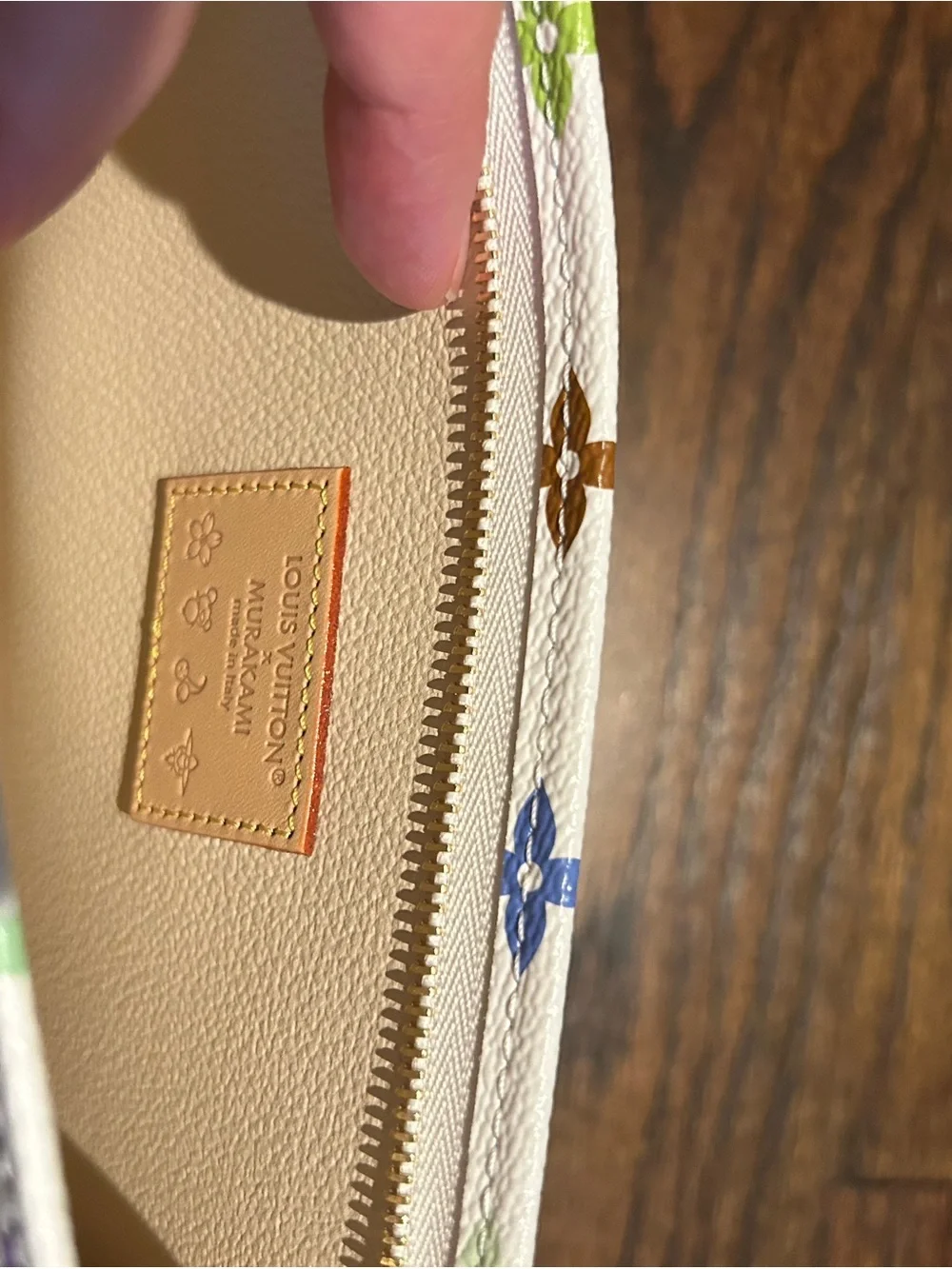 Louis Vuitton x Murakami White Multicolor Monogram Toiletry 19